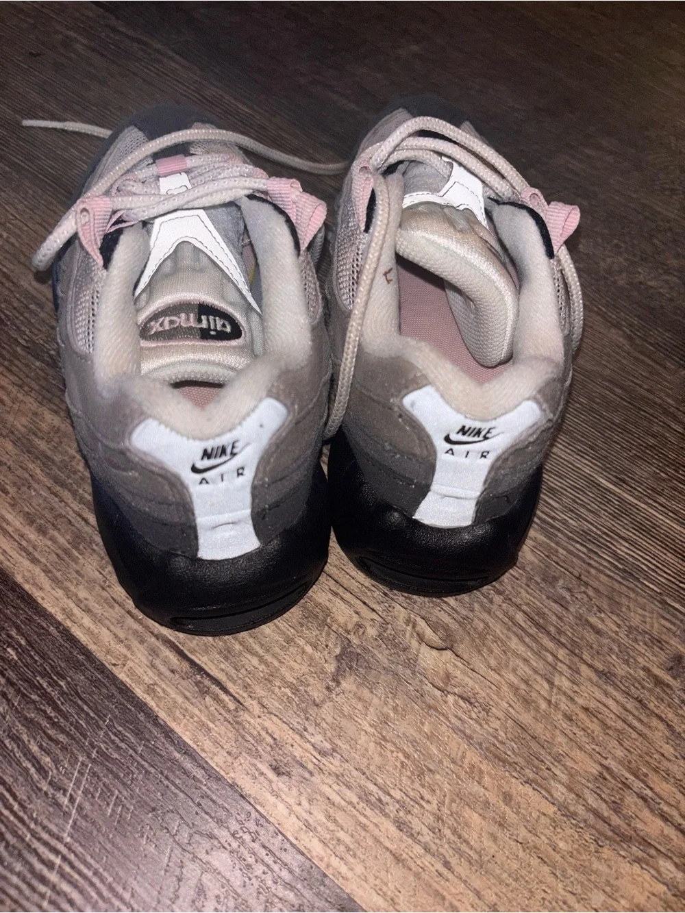 Nike Women's Pink, Gray & Black Layered Sneakers